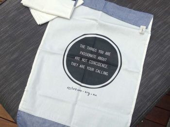 Tea Towel: The things you are passionate about are not coincidence, they are your calling