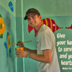 Give your hands to serve and your hearts to love
