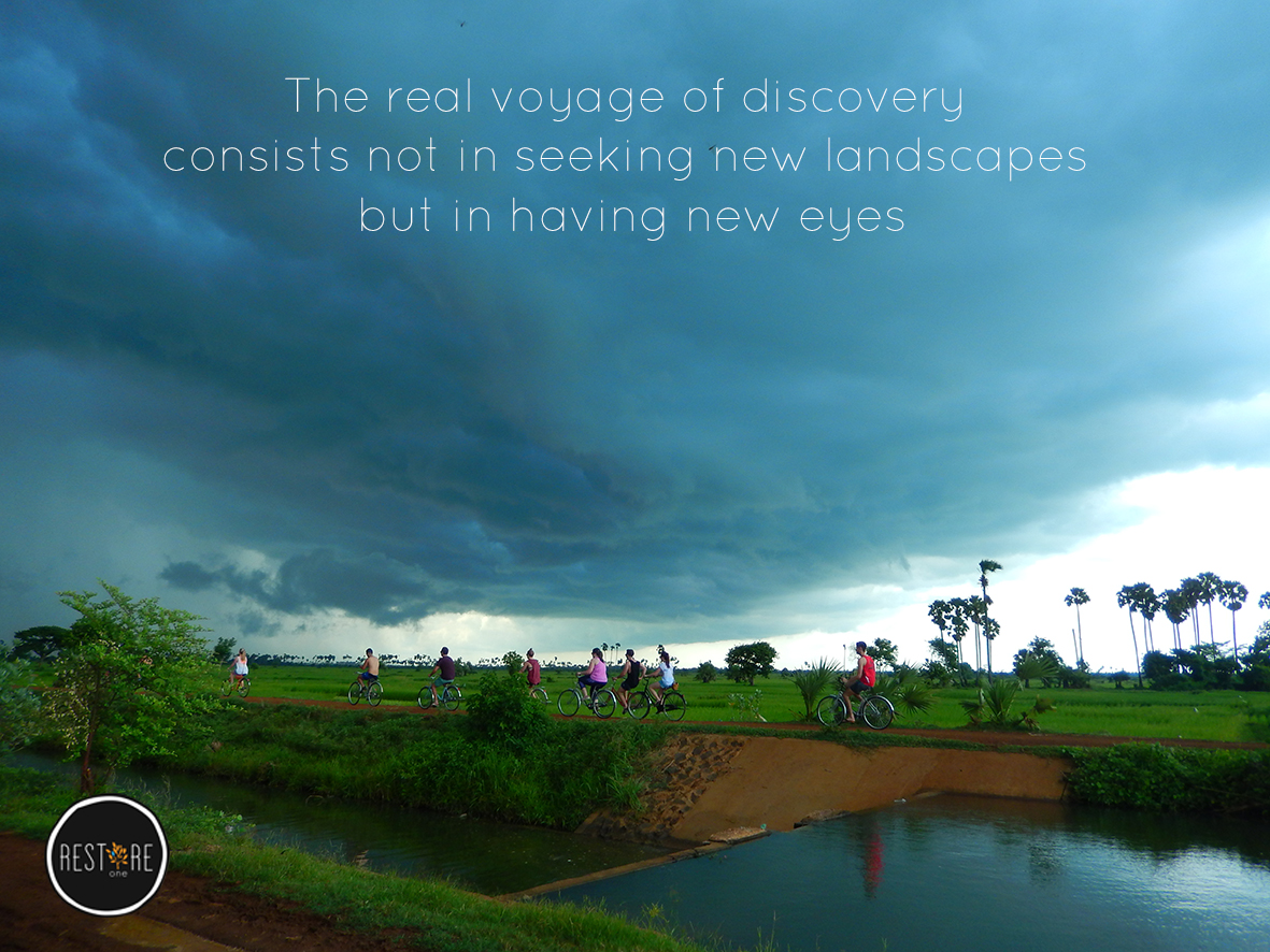 The real voyage of discovery consists not in seeking new landscapes but in having new eyes