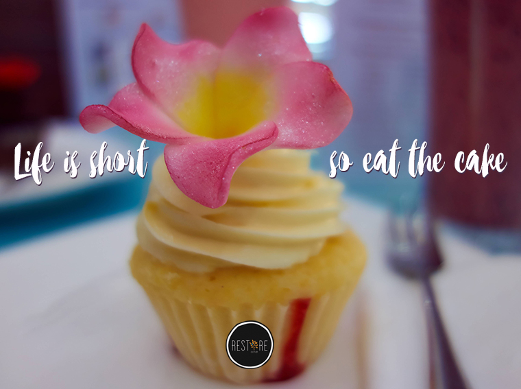 Life is short so eat the cake
