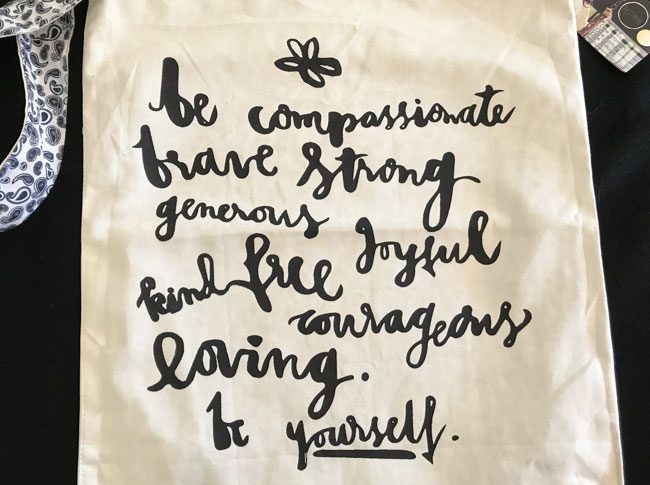 Tote bags be compassionate