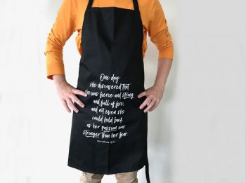 Aprons adults: fierce and strong