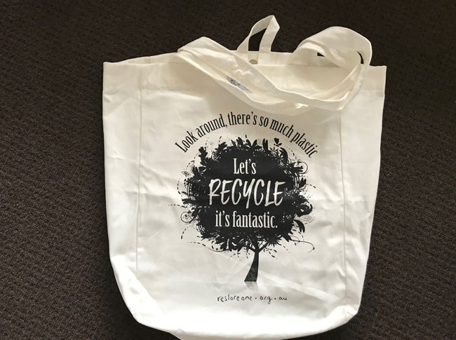 Tote Bag Large “Let's Recycle” – Restore One