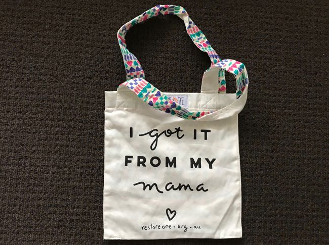 Tote bags kids - I got it from my mama