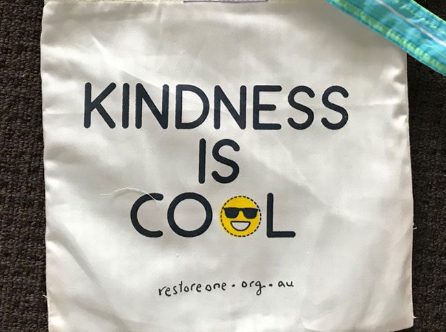 Tote bags kids - kindness is cool