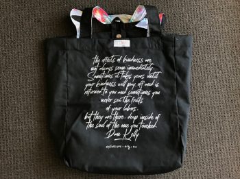 Large tote bags - kindness