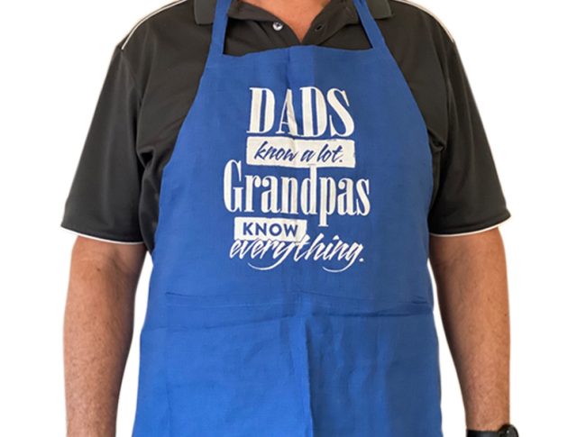 Grandpas know everything apron
